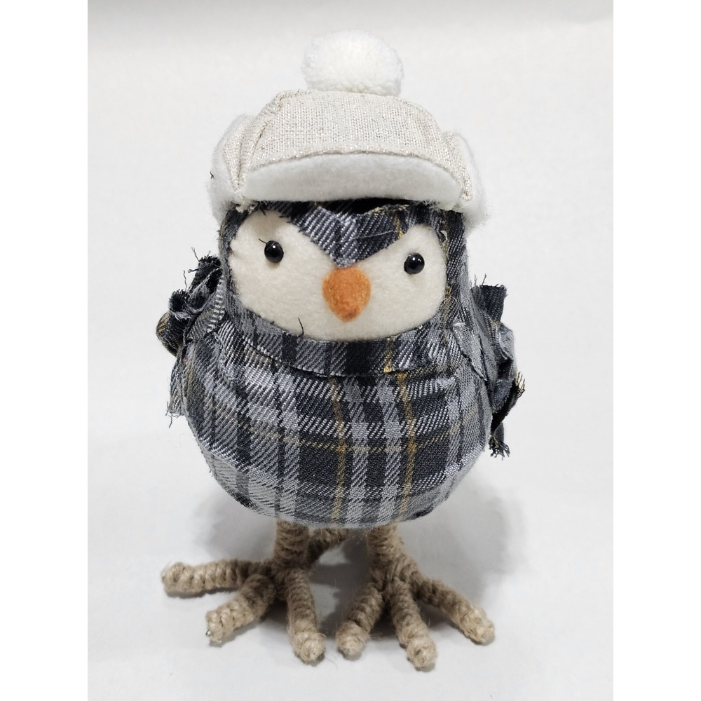 Target Bird Wondershop Winter 2014 Featherly Friends Plaid Trapper Fur Hat‎